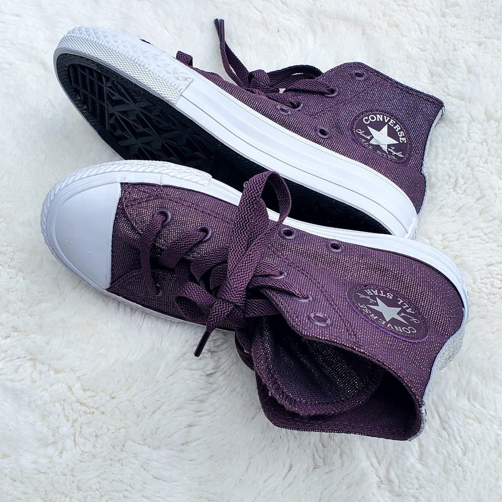 Converse Purple High-Top Sneakers Size 13